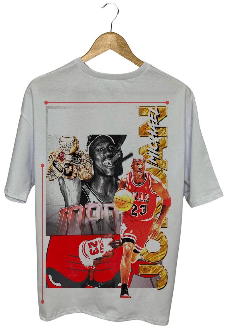 MICHAEL JORDAN PAMUKLU T-SHİRT