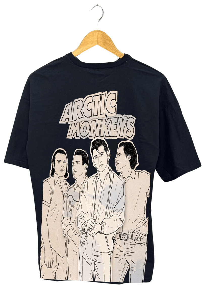 ARTIC MONKEY METALİCA PAMUKLU T-SHİRT
