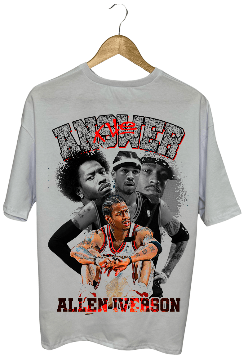 ALLEN IVERSON PAMUKLU T-SHİRT