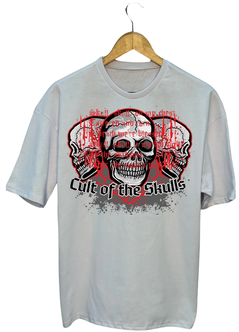 Cult Skulls Pamukulu T-Shi̇rt
