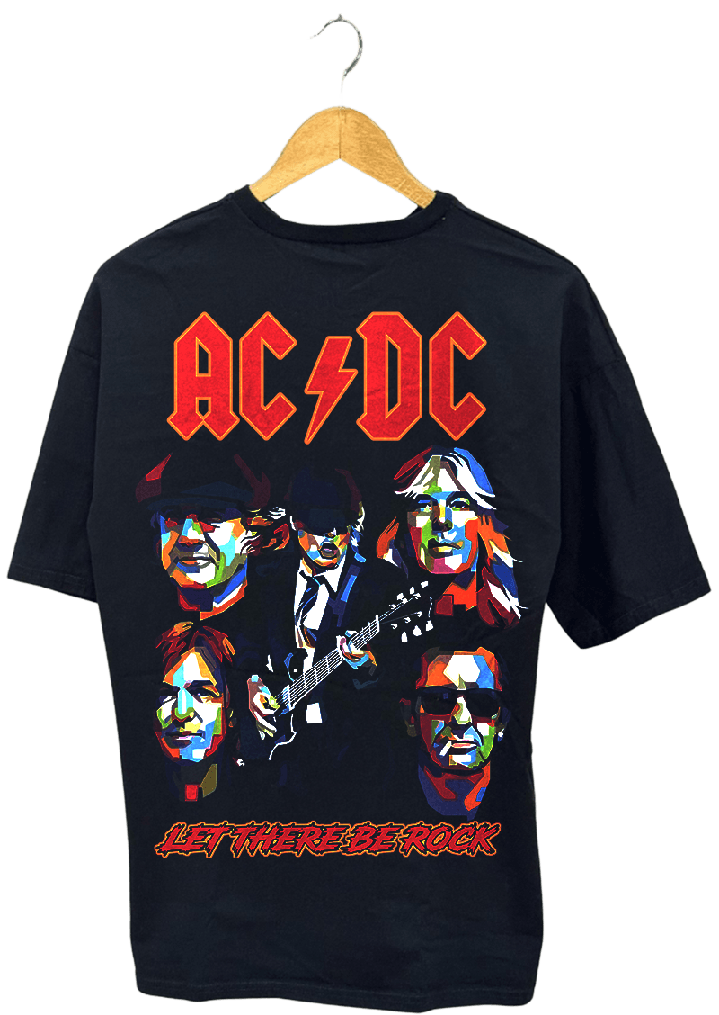 AC-DC M1 PAMUKLU METALİCA T-SHİRT
