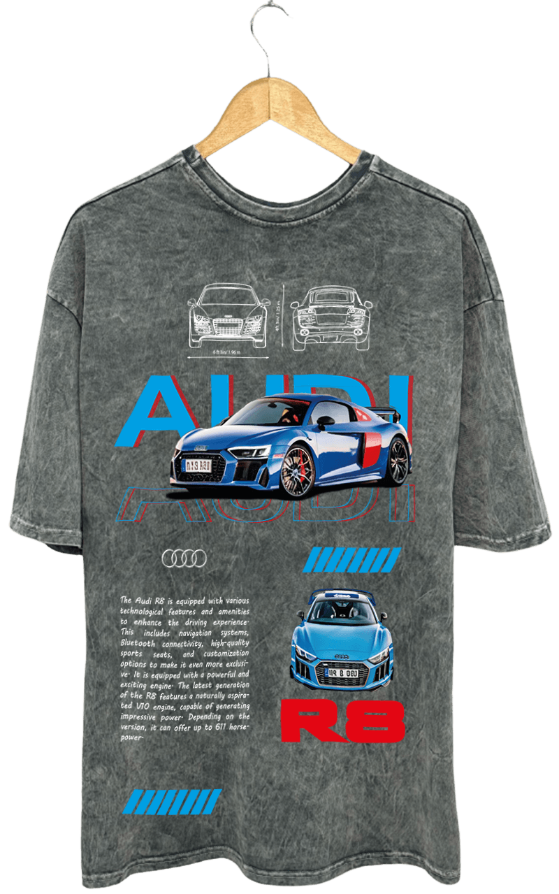 AUDİ R8 PAMUKLU T-SHİRT