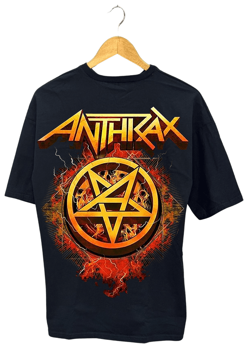 ANTIHRAX M3 METALİCAPAMUKLU T-SHİRT