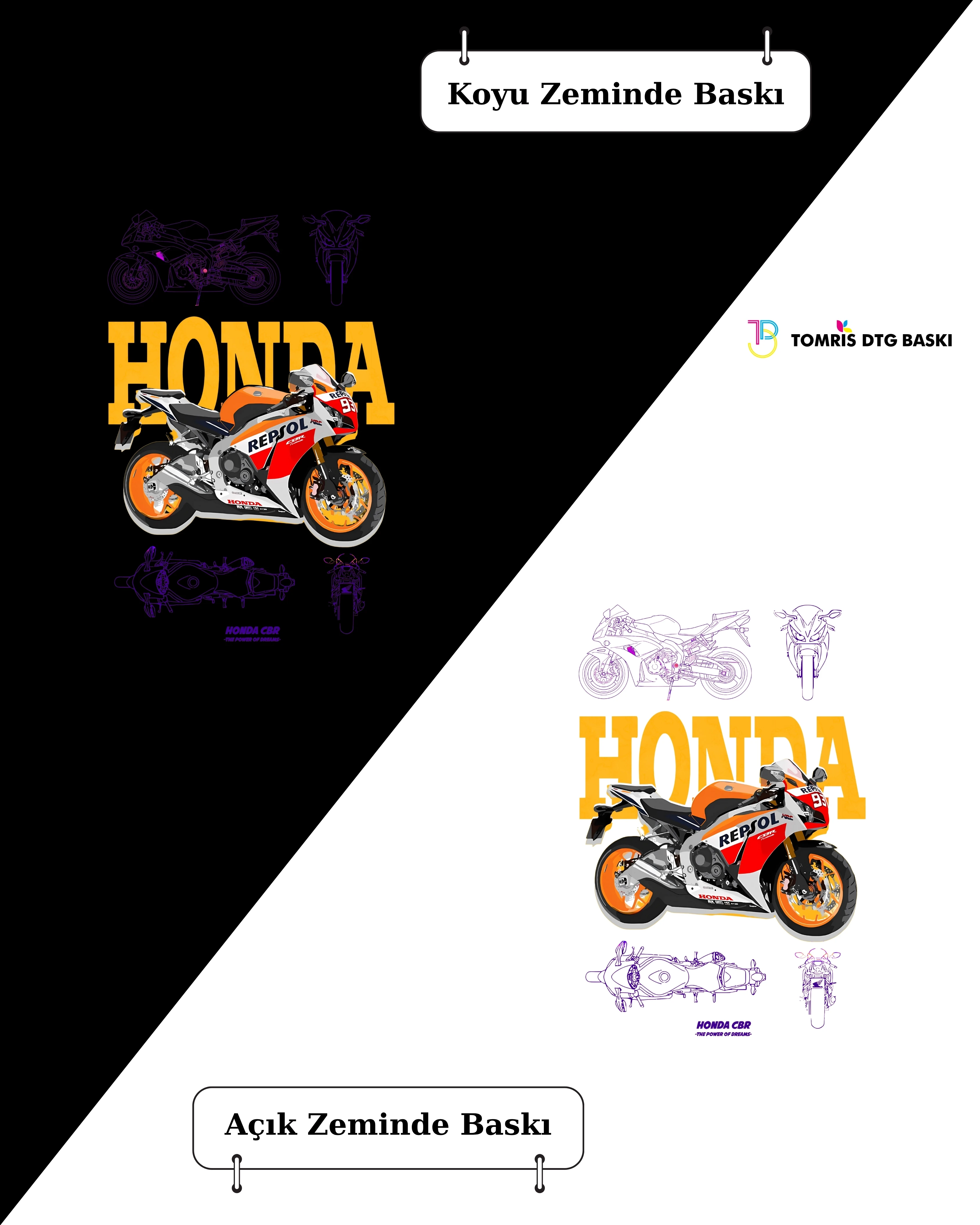 Honda Motor Baskılı