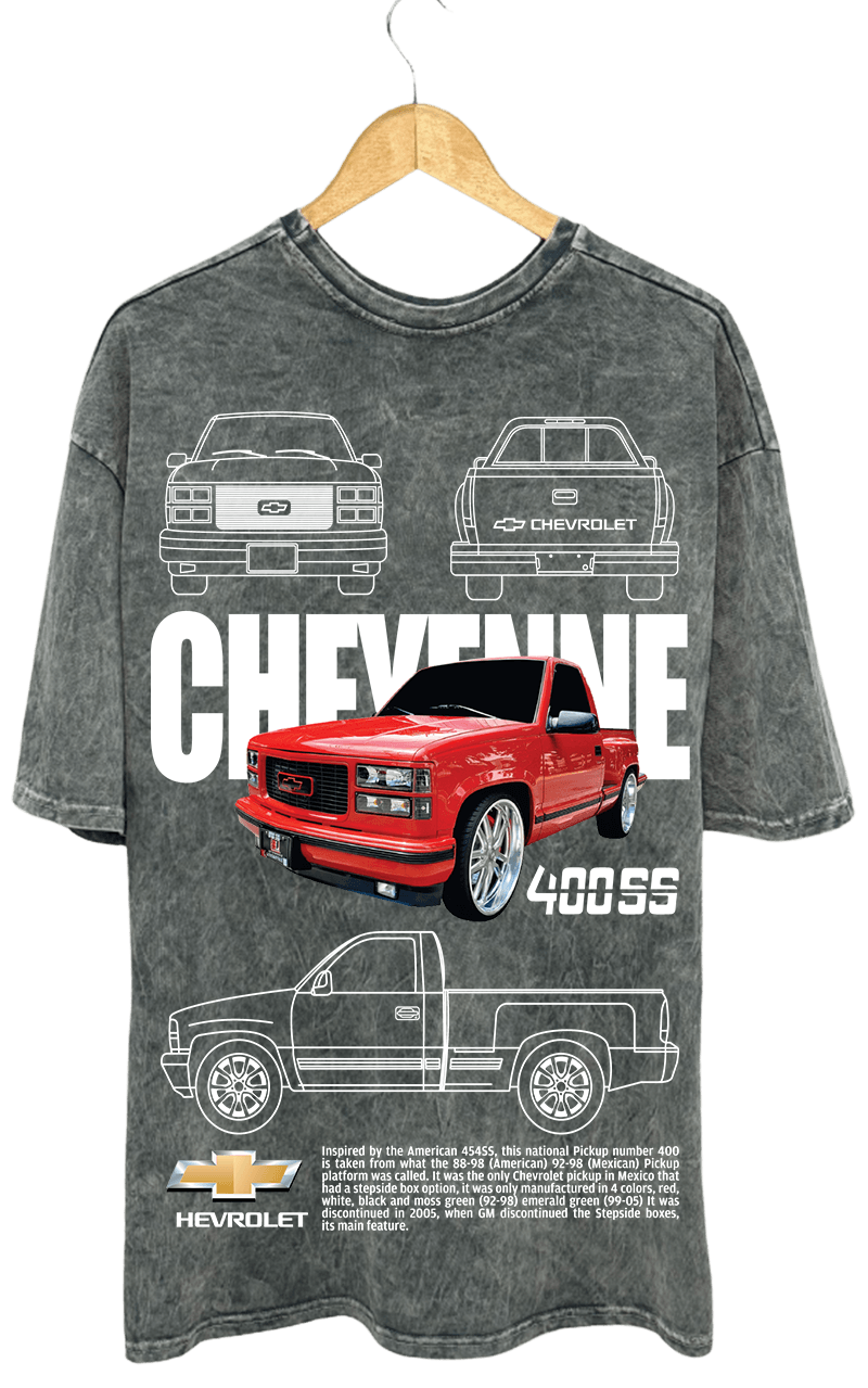 CHEVROLET 400 SS PAMUKLU T-SHİRT