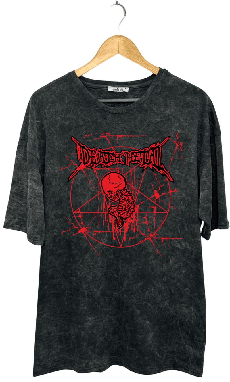 DEATH METAL PAMUKLU T-SHİRT
