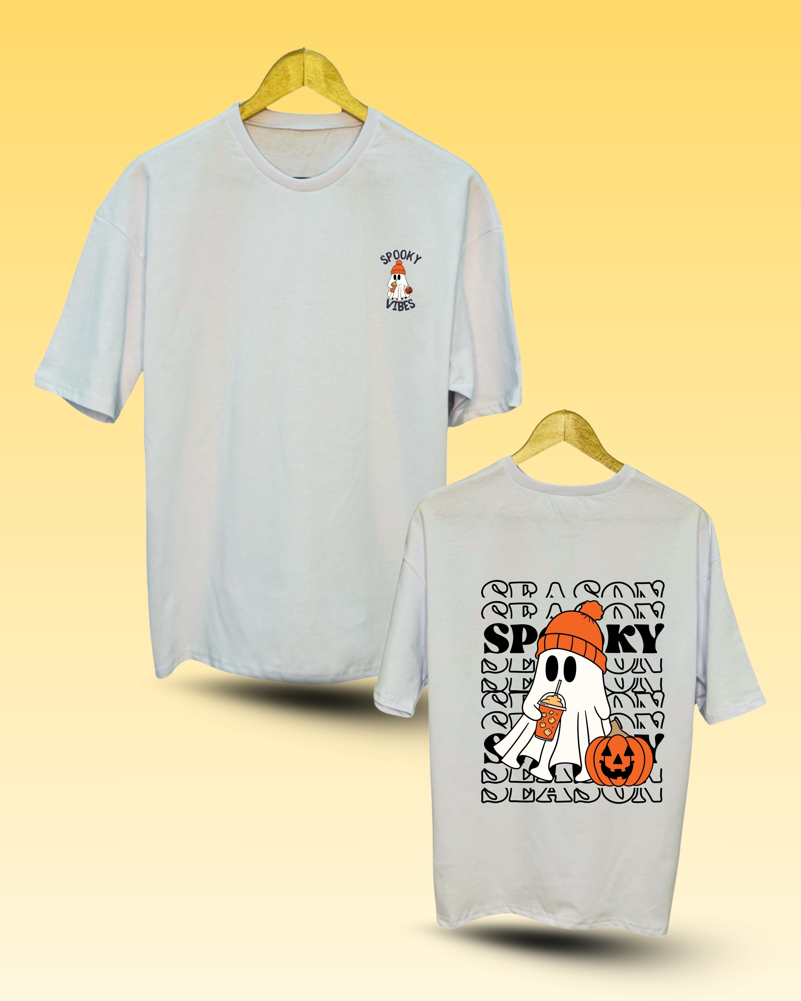Halloween Baskılı Tişört-6