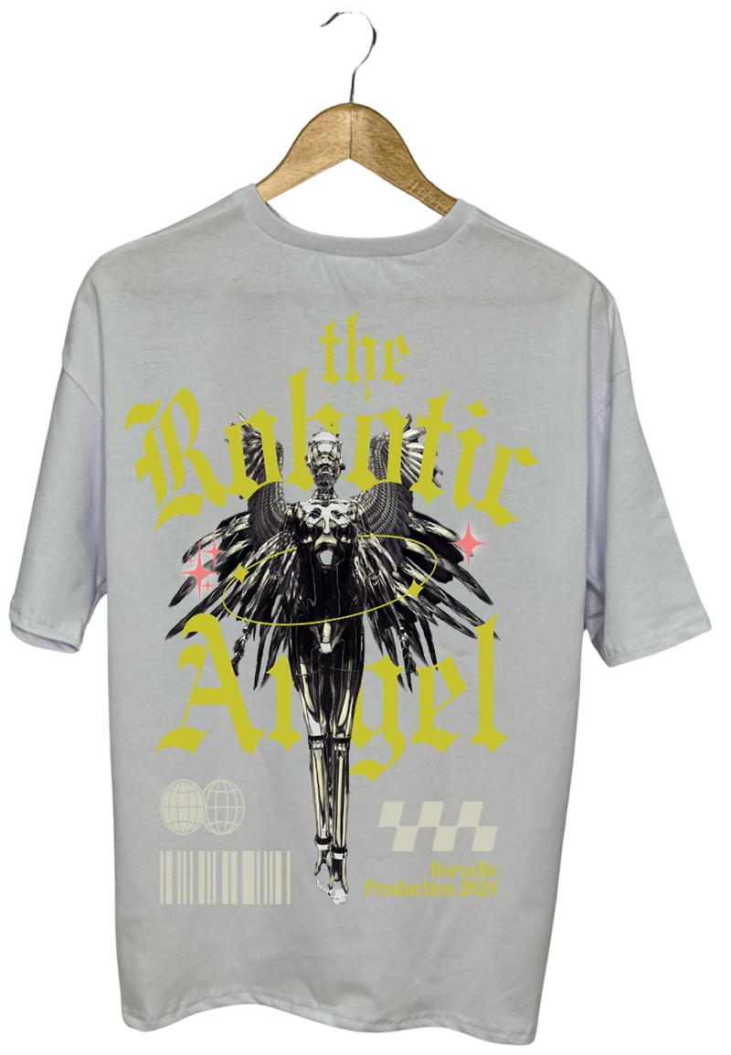 Cyber Seraph T-Shirt Için