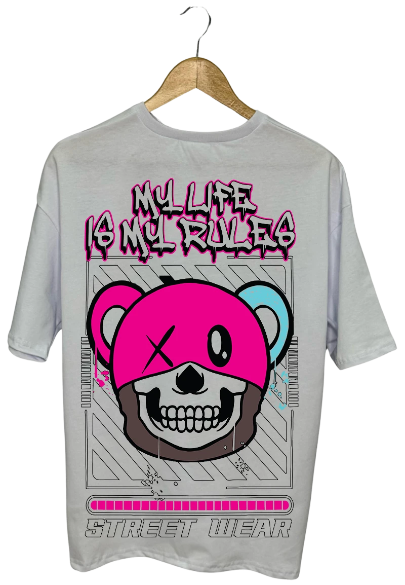 Streat Bear  T-Shi̇rt