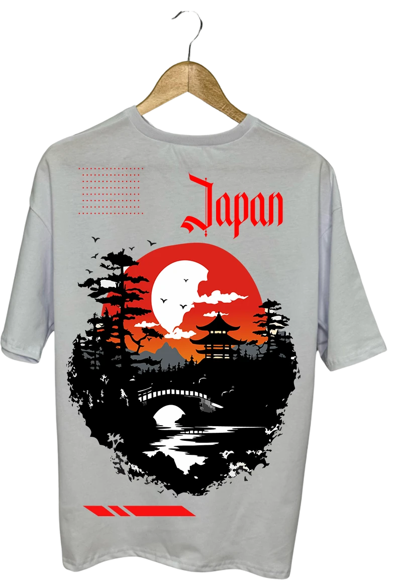 Japon Manzarası  Tişört
