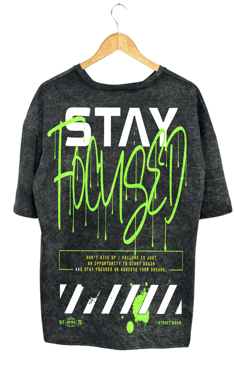 STAY GRAFFİTTY PAMUKLU T-SHİRT