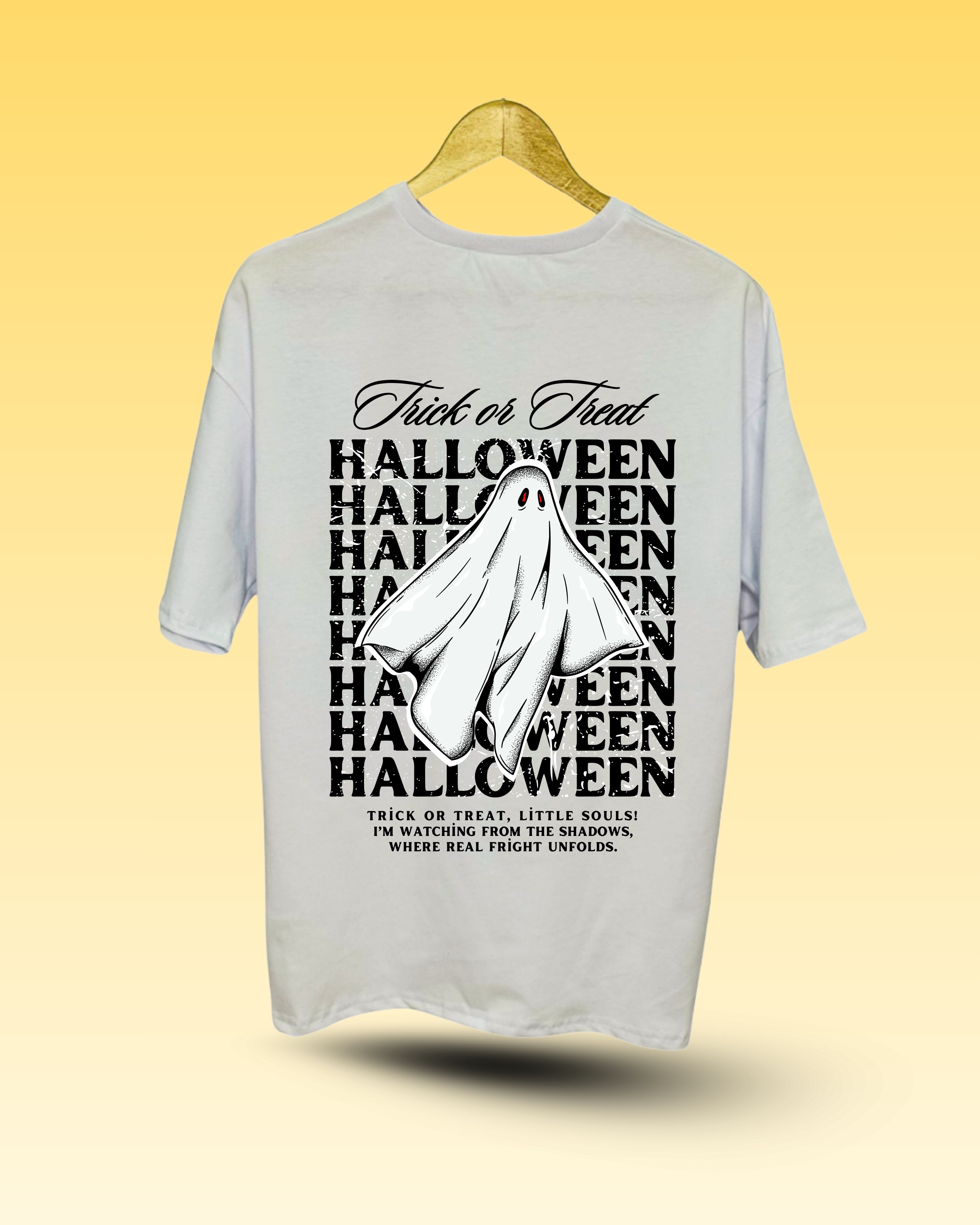 Halloween Baskılı Tişört-2