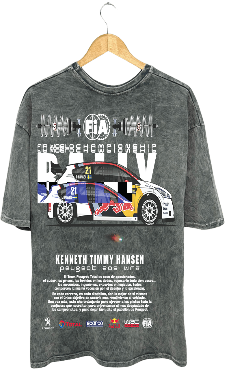 RALLY PAMUKLU T-SHİRT