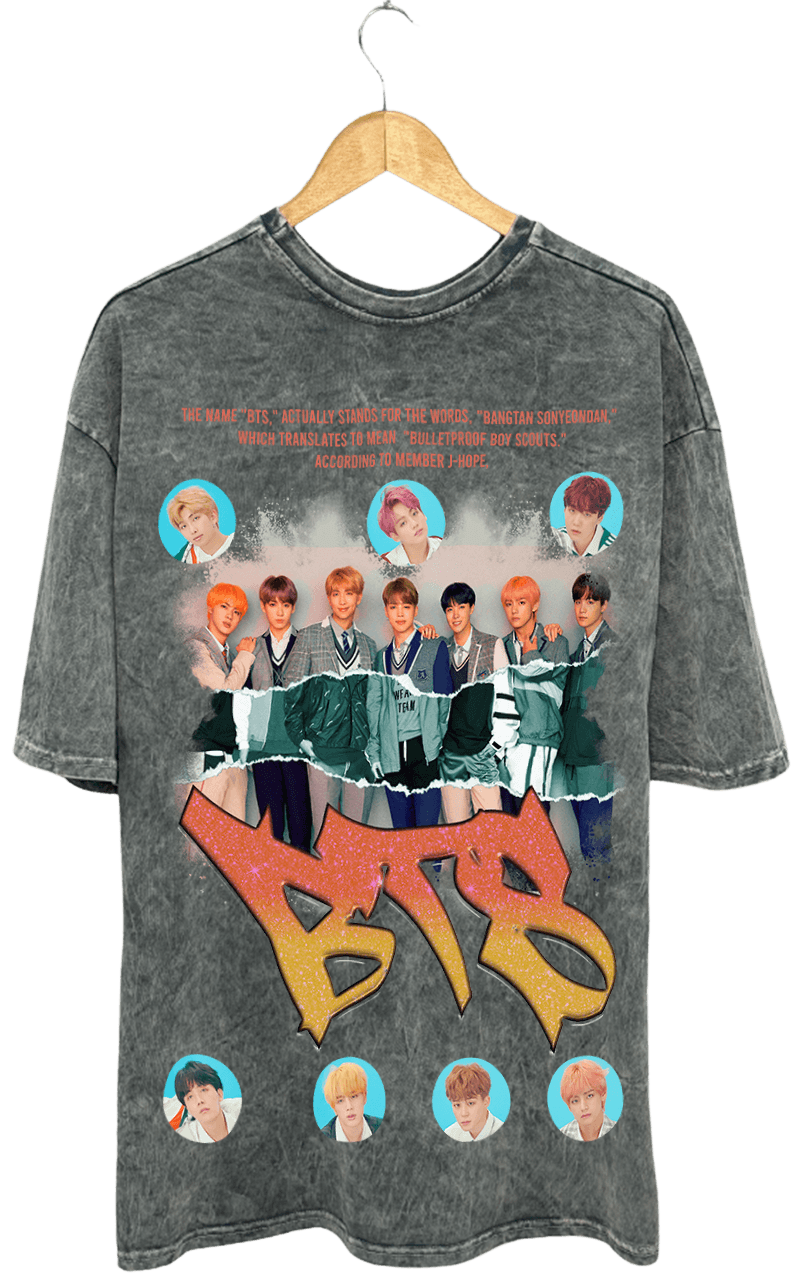 BTS PAMUKLU T-SHİRT