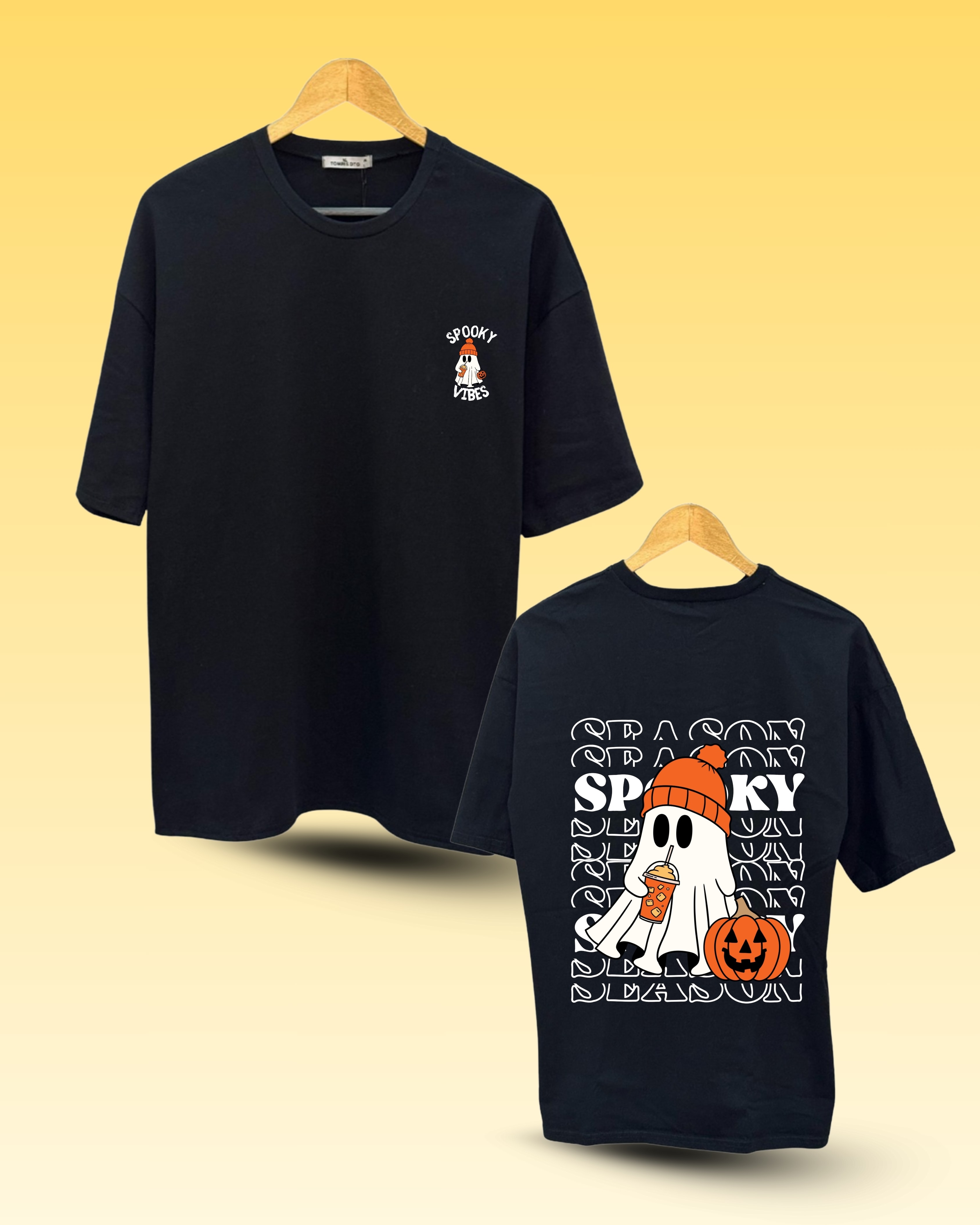 Halloween Baskılı Tişört-6