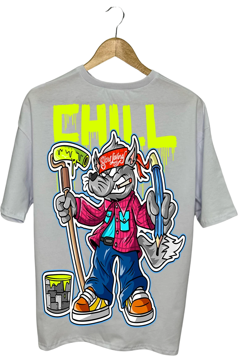 Chill Wolf Tişört