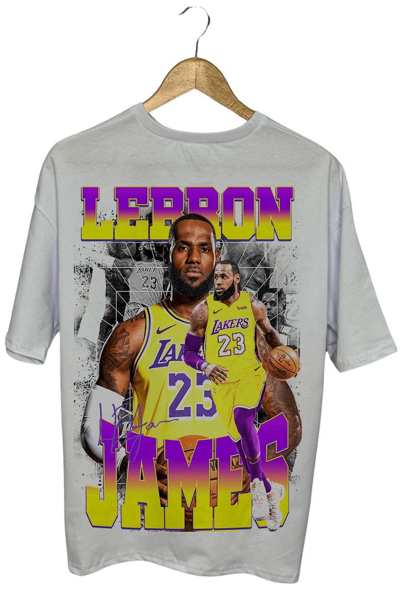 LEBRON JAMES PAMUKLU T-SHİRT