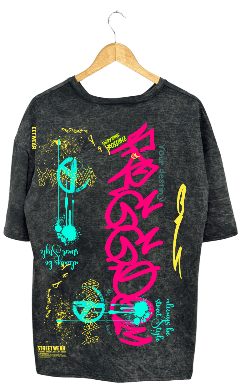 GRAFFİTTY PAMUKLU T-SHİRT