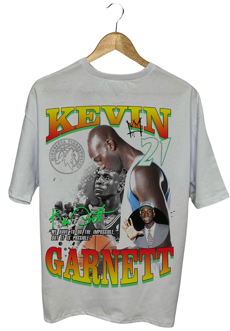 KEVIN GANETT PPAMUKLU T-SHİRT