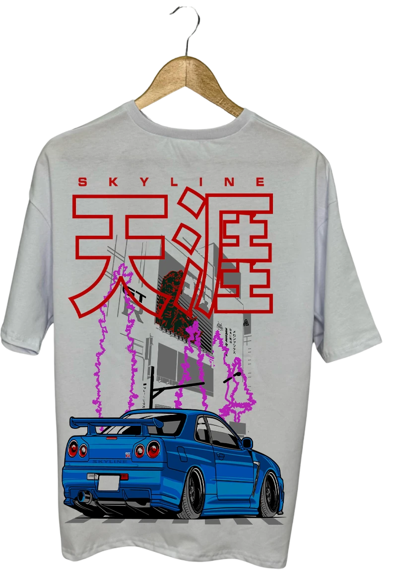Sklyline Gtr  T-Shi̇rt