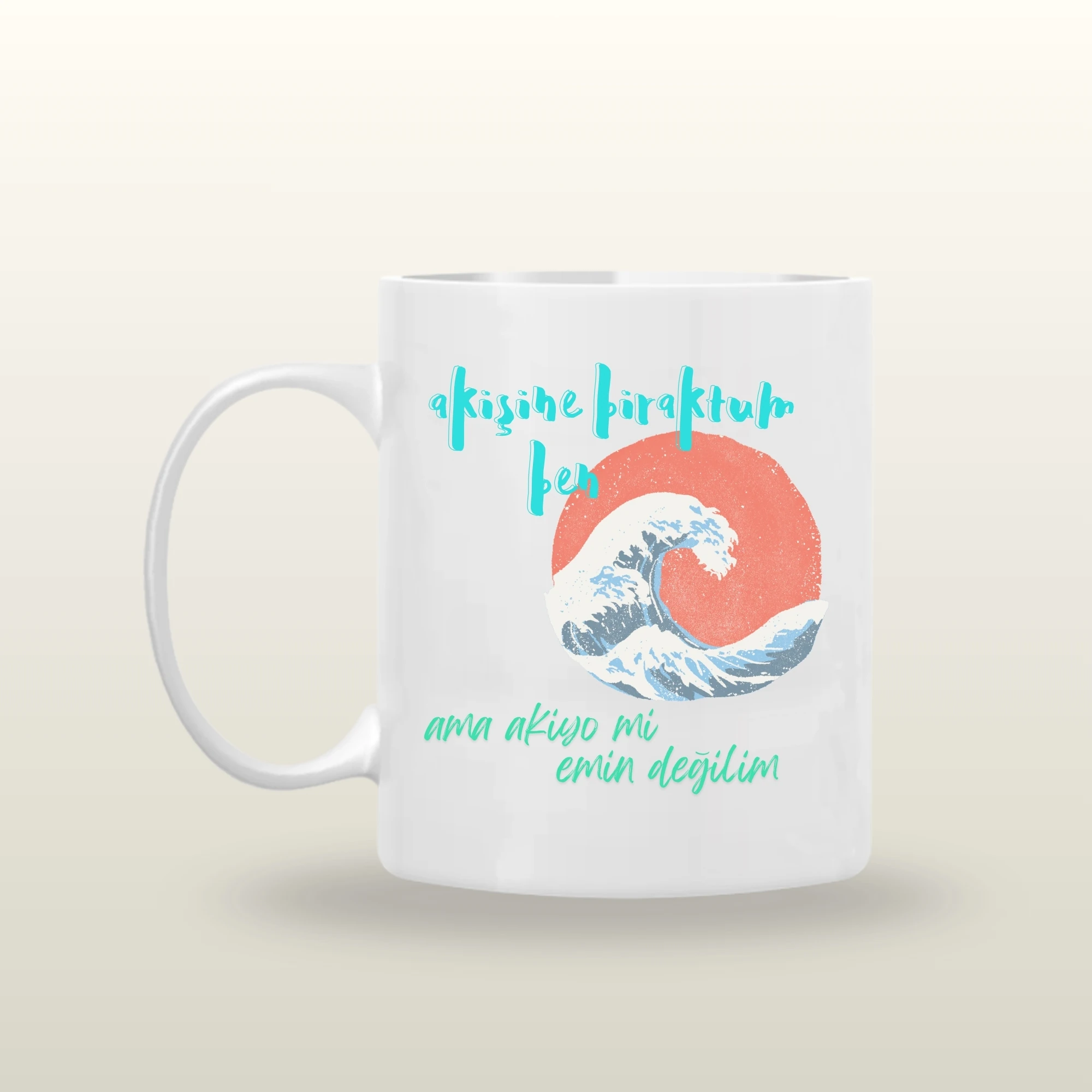 Akişine Bıraktum | Baskılı Bardak