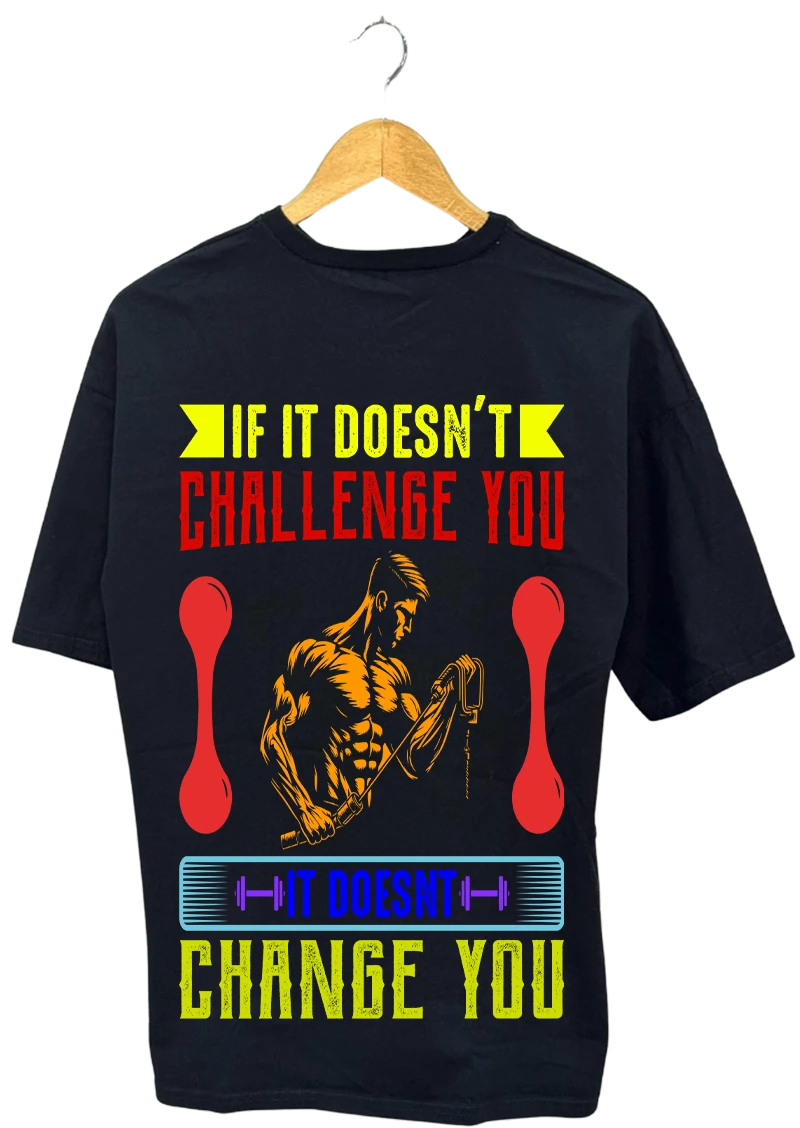 Challenge & Change Fitness Tişört