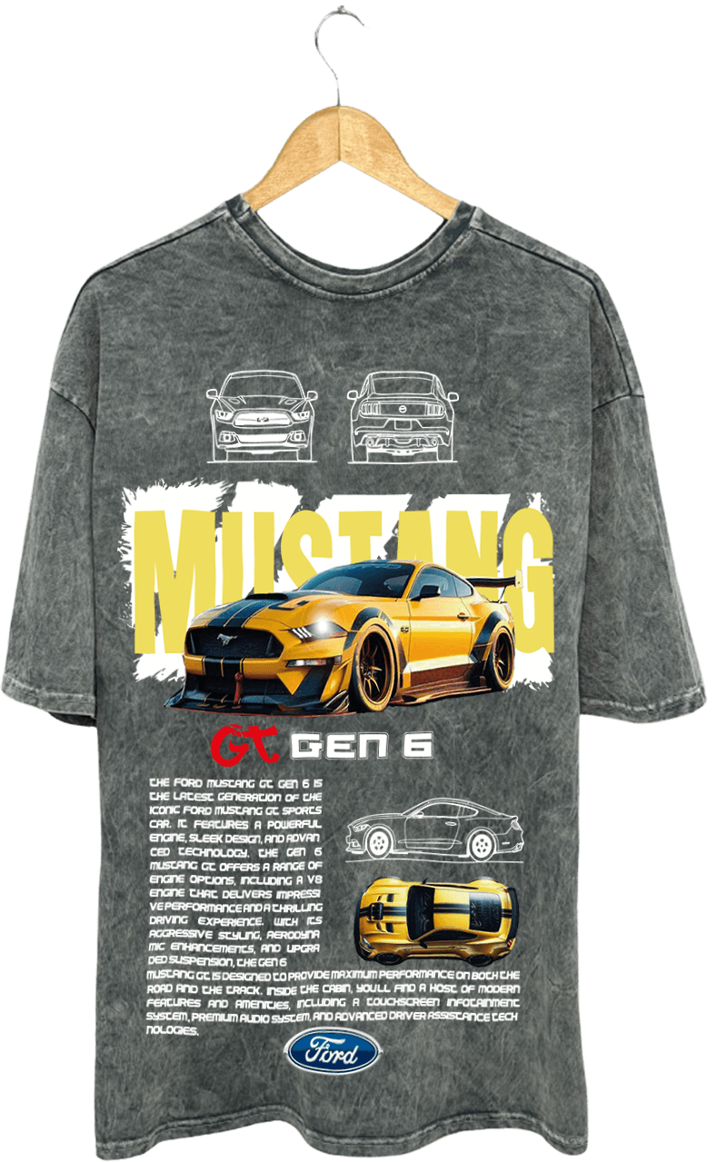 MUSTANG GEN 6 PAMUKLU T-SHİRT