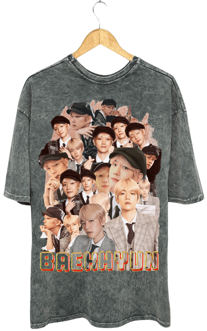 BAEKYEHUNAGRİ PAMUKLU  TSHİRT