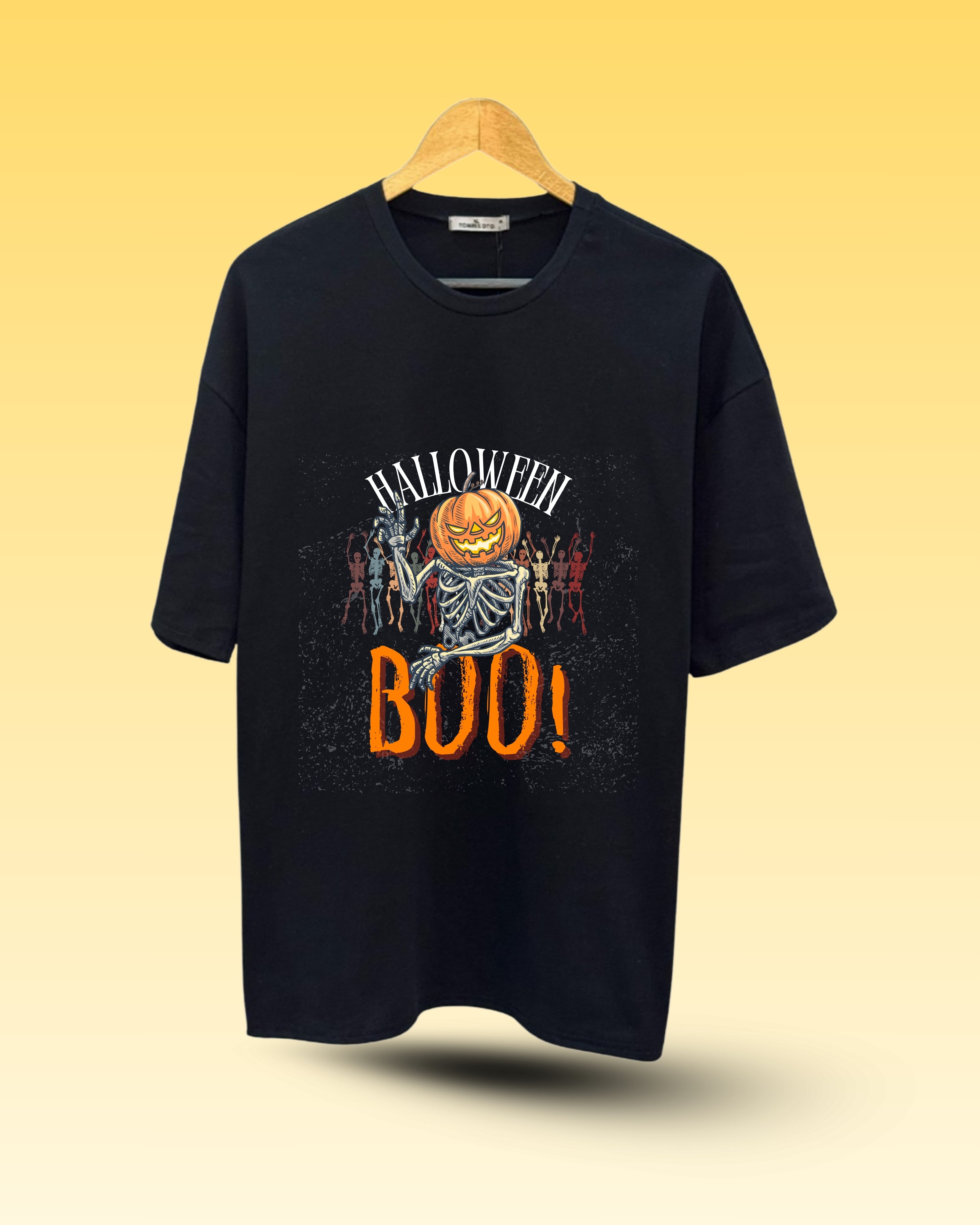 Halloween Baskılı Tişört-3