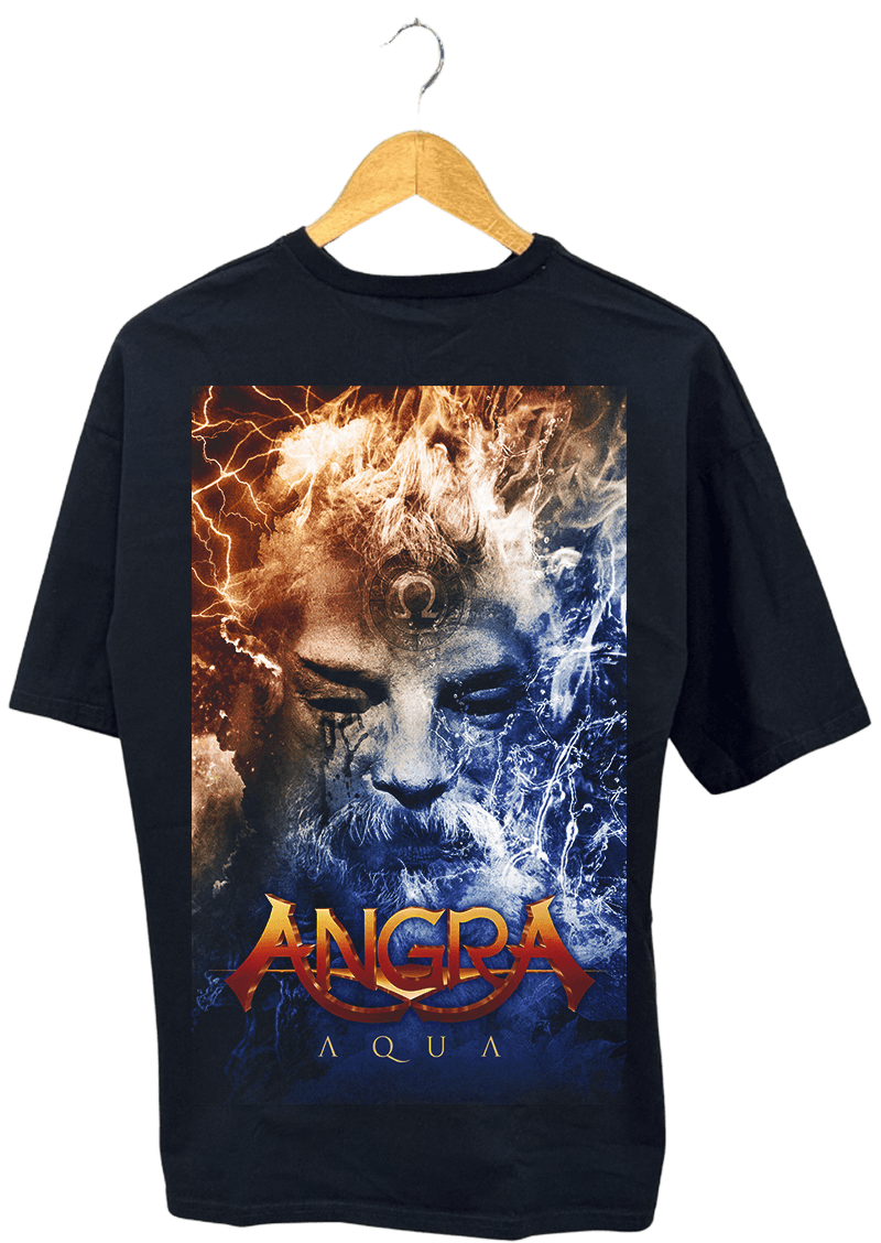 ANGRA AQUA PAMUKLU T-SHİRT