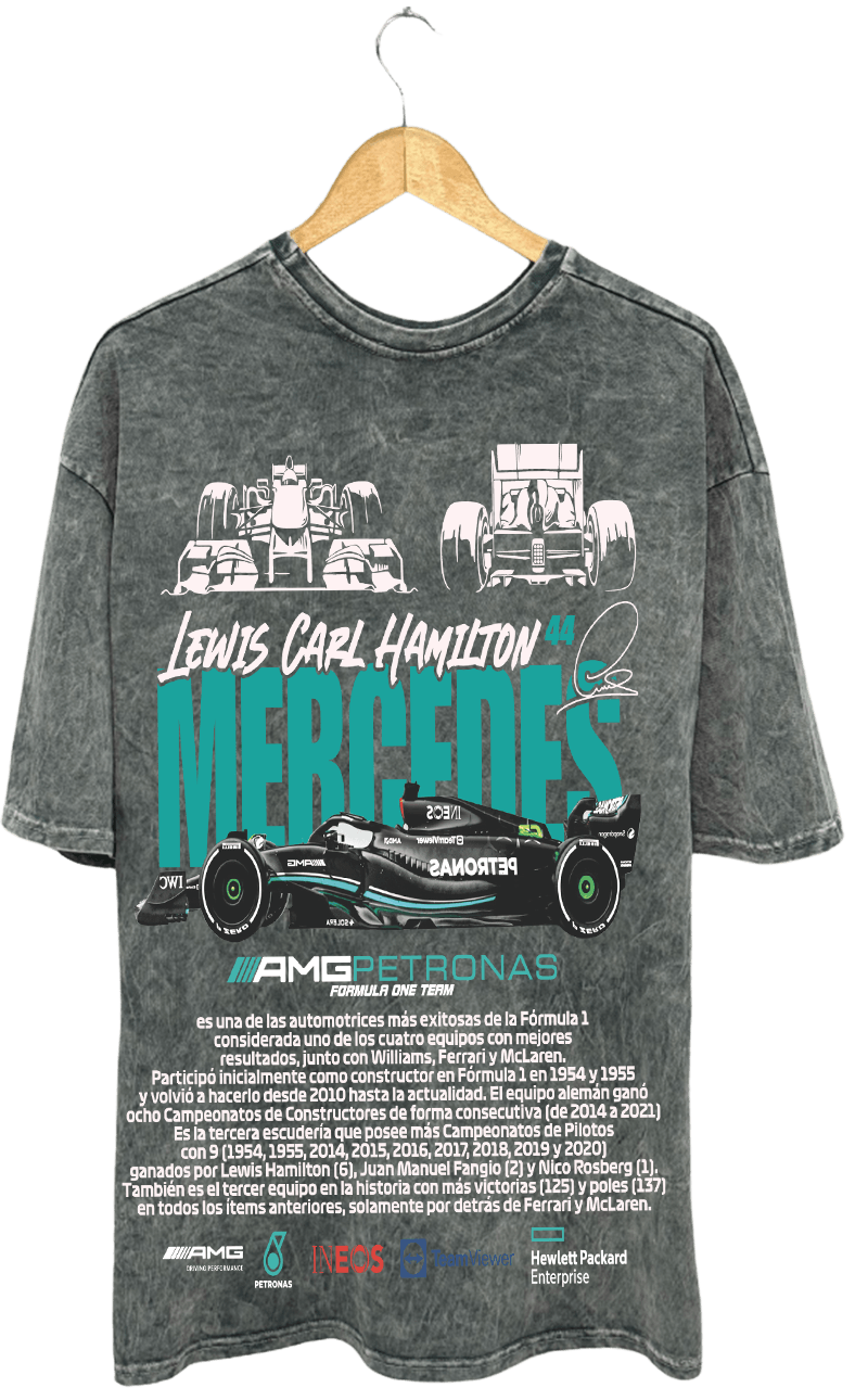 MERCEDES F1 PAMUKLU T-SHİRT