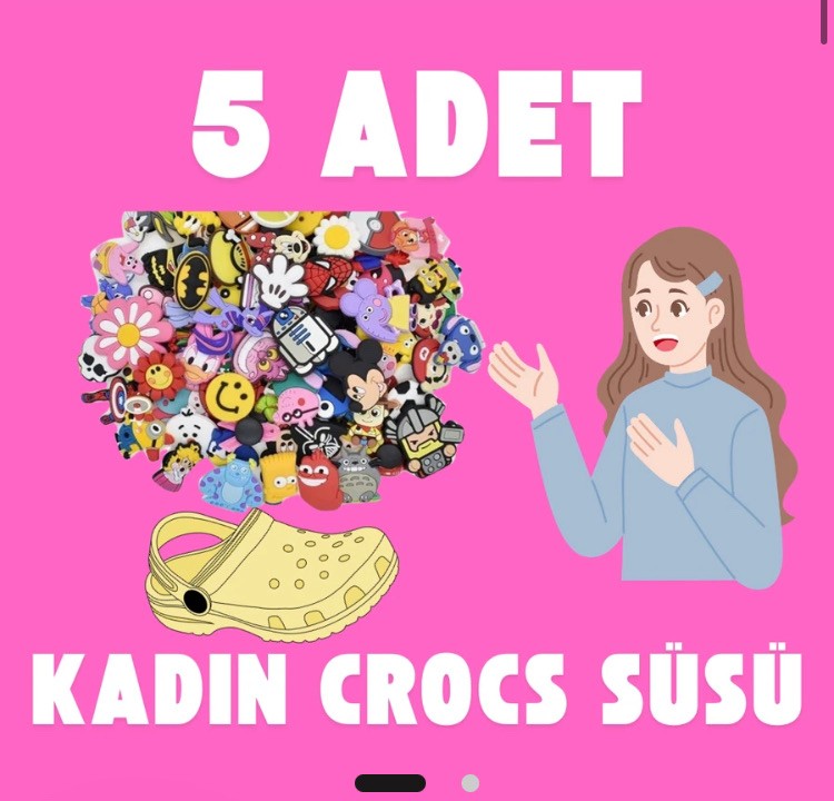 Jibitz Kadın 5 Adet