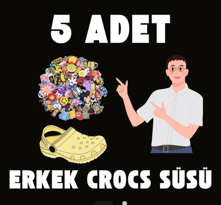 Jibitz 5 Adet Erkek
