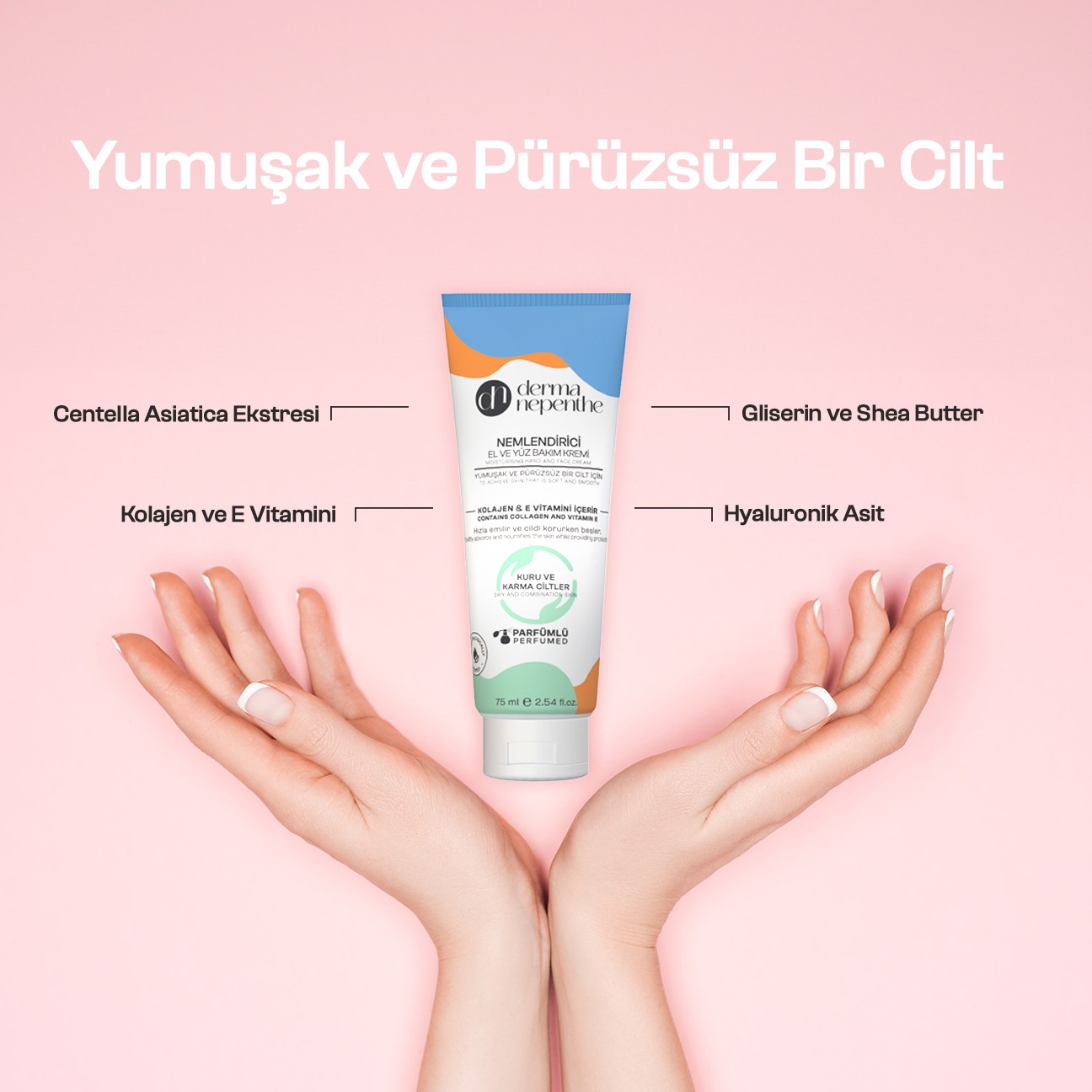 Olgun Ciltler İçin - Vitamin C Tonik, Anti Aging Serum, Nemlendirici El ve Yüz Bakım Kremi 3'lü Set