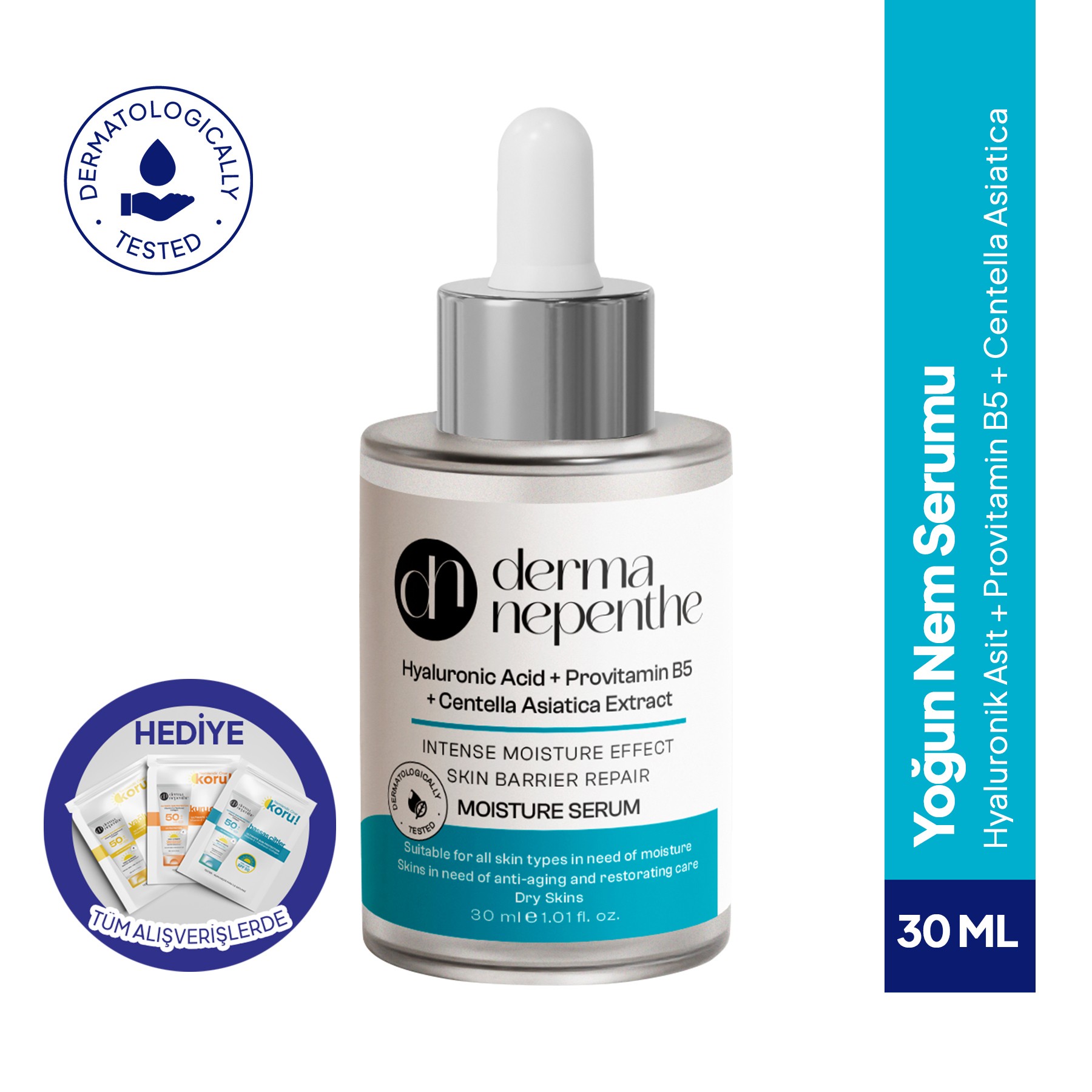 Hyaluronik Asit Serum Nemlendirici Cilt Bakım Serumu 30 Ml