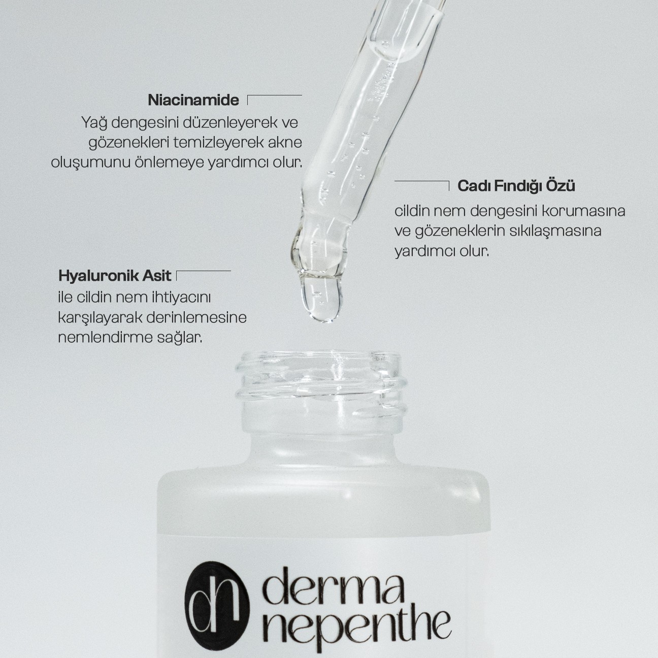 Niacinamide Serum 30 Ml - Sebum Dengeleyici, Gözenek, Sivilce ve Siyah Nokta Karşıtı