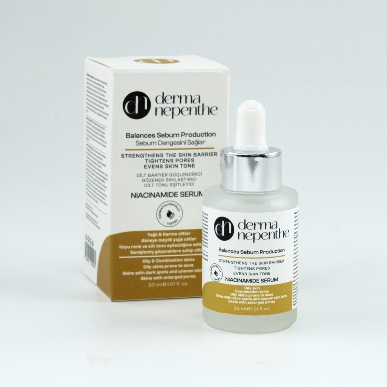 Niacinamide Serum 30 Ml - Sebum Dengeleyici, Gözenek, Sivilce ve Siyah Nokta Karşıtı