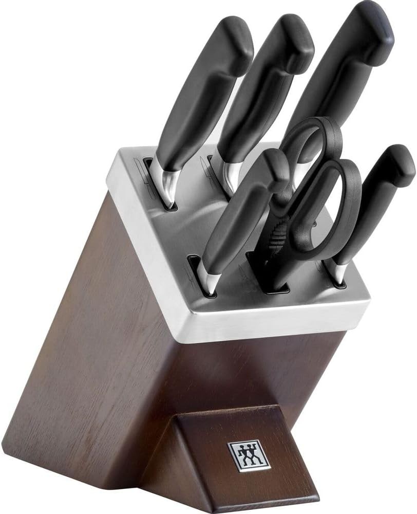 Zwilling Kendinden Bilemeli Bıçak Bloklu 7 Parça Bıçak Seti