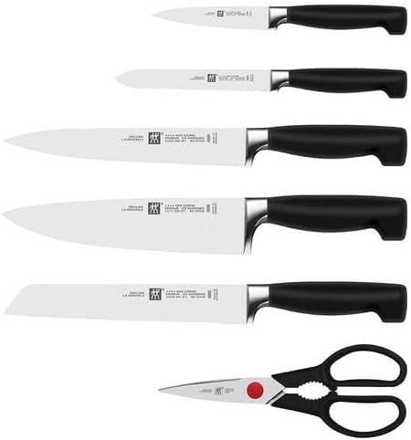 Zwilling Kendinden Bilemeli Bıçak Bloklu 7 Parça Bıçak Seti