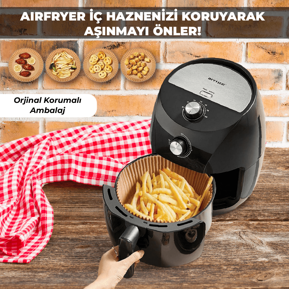 Dolphfin Airfryer 200'lü Pişirme Kağıdı Standart Boy