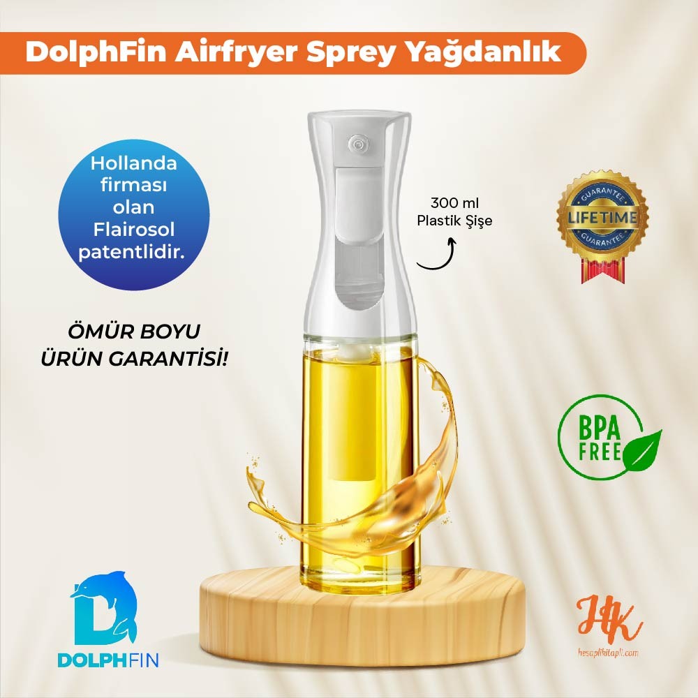 Dolphfin Airfryer Sprey Yağdanlık 