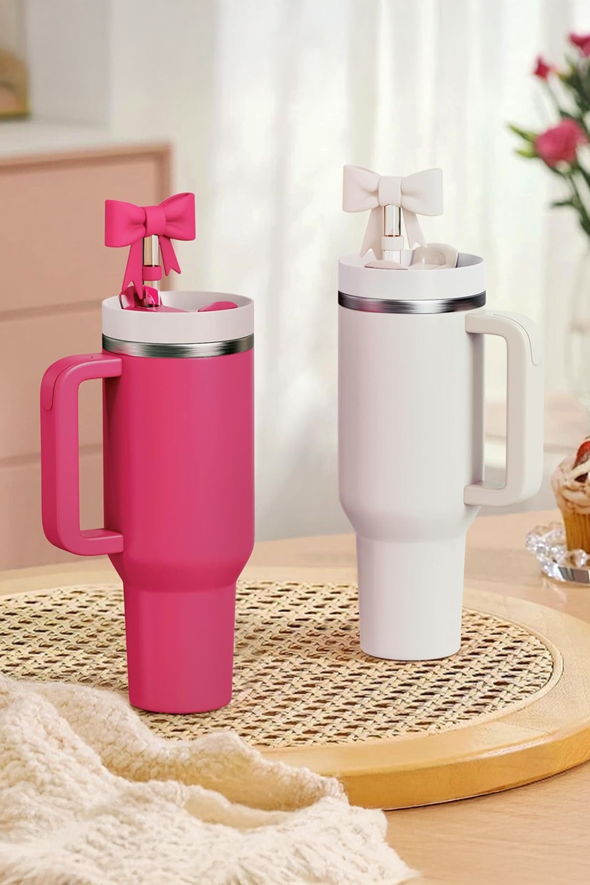 1 Adet Quencher Uyumlu Fiyonk Kurdele Aksesuar / Pipet Koruyucu / Silikon Pipet Ucu Kapak / 10mm