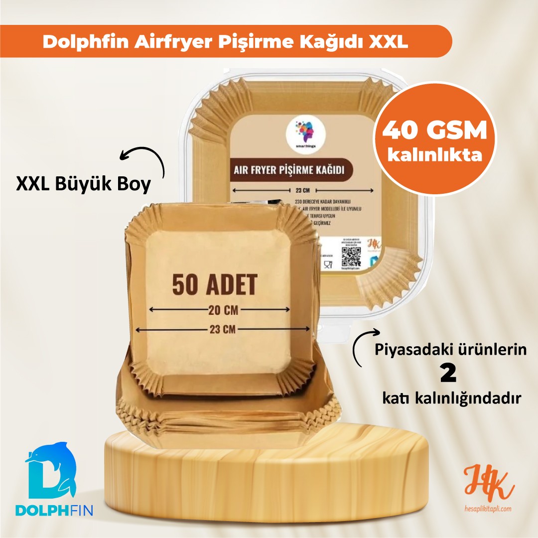 Dolphfin Airfryer Pişirme Kağıdı XXL