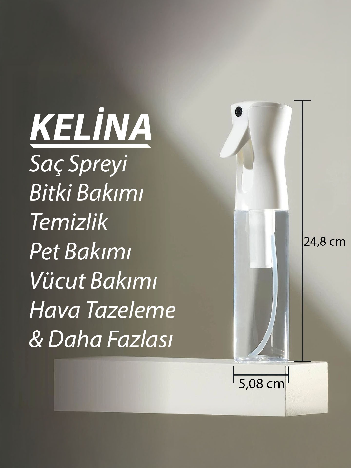 Doldurulabilir Sis Sprey Şişesi, Saç, Kuaför, Cilt Bakımı, Bitki, Evcil Hayvan Bakımı, Temizlik Şişesi