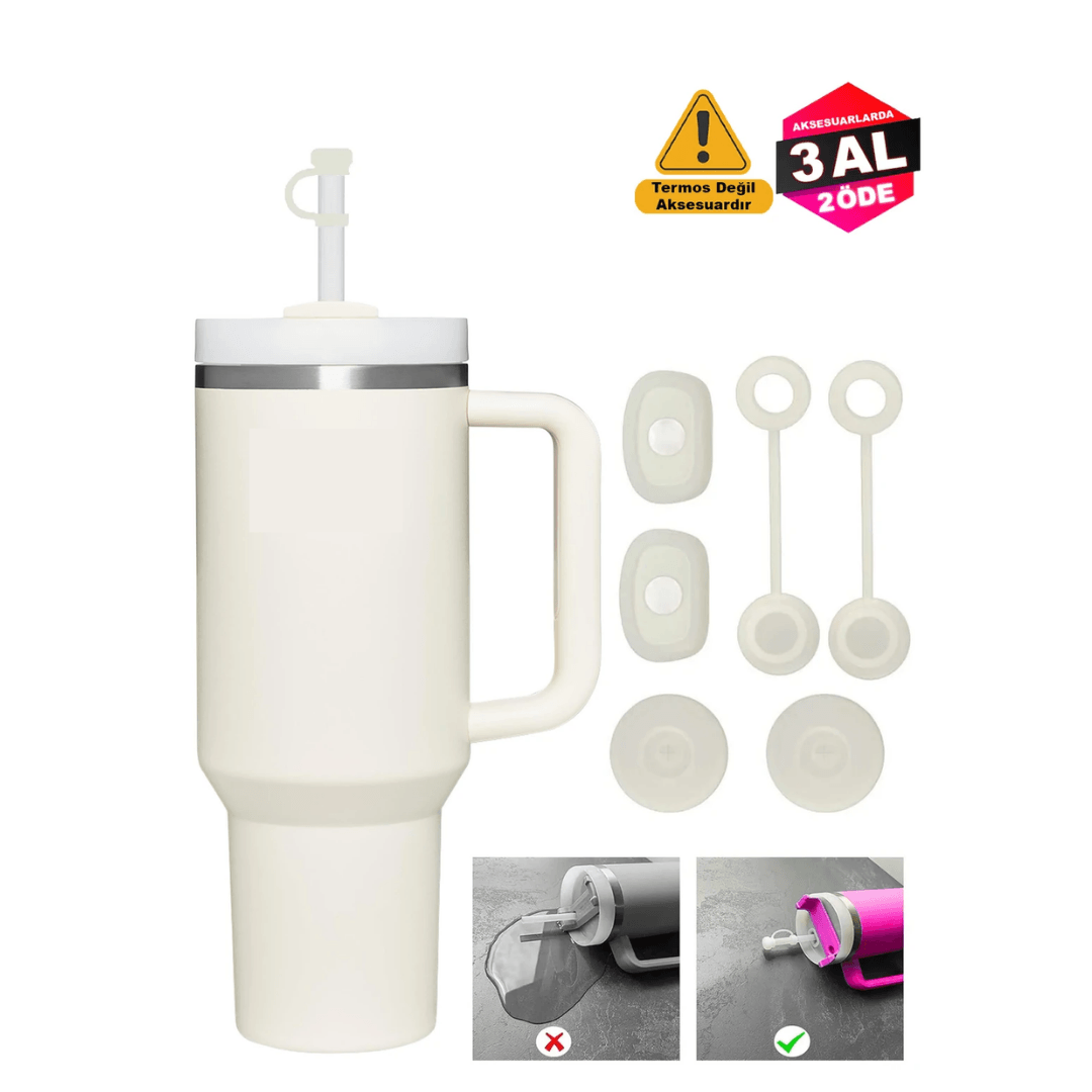 Quencher Dökülmeye Önleyici Sızdırmaz 3'lü Set
