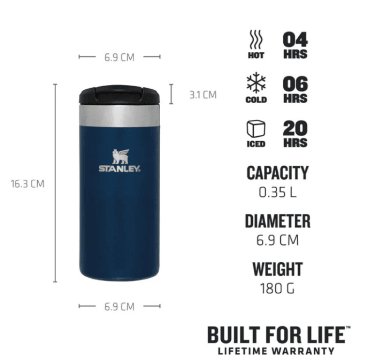 Stanley The AeroLight Transit Lacivert 0.35 lt Termos Bardak