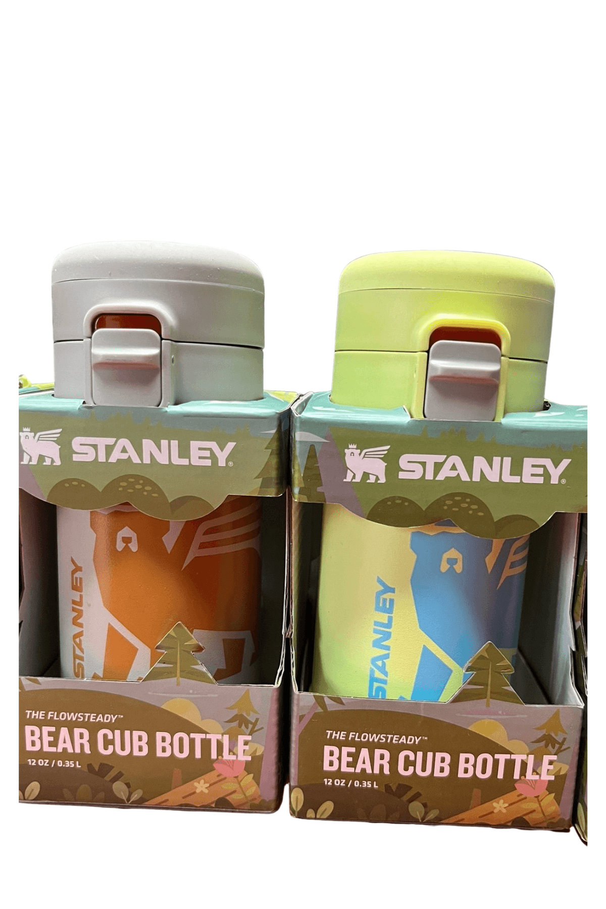 Stanley The FlowSteady Bear Cub Bottle Termos 0,35 L Sarı