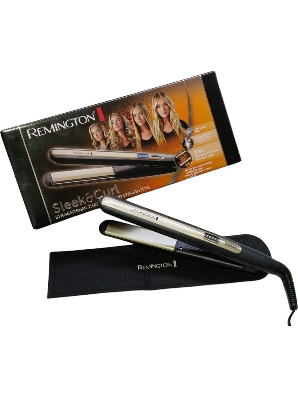 Remington S6500 Sleek Curl Seramik Saç Düzleştirici