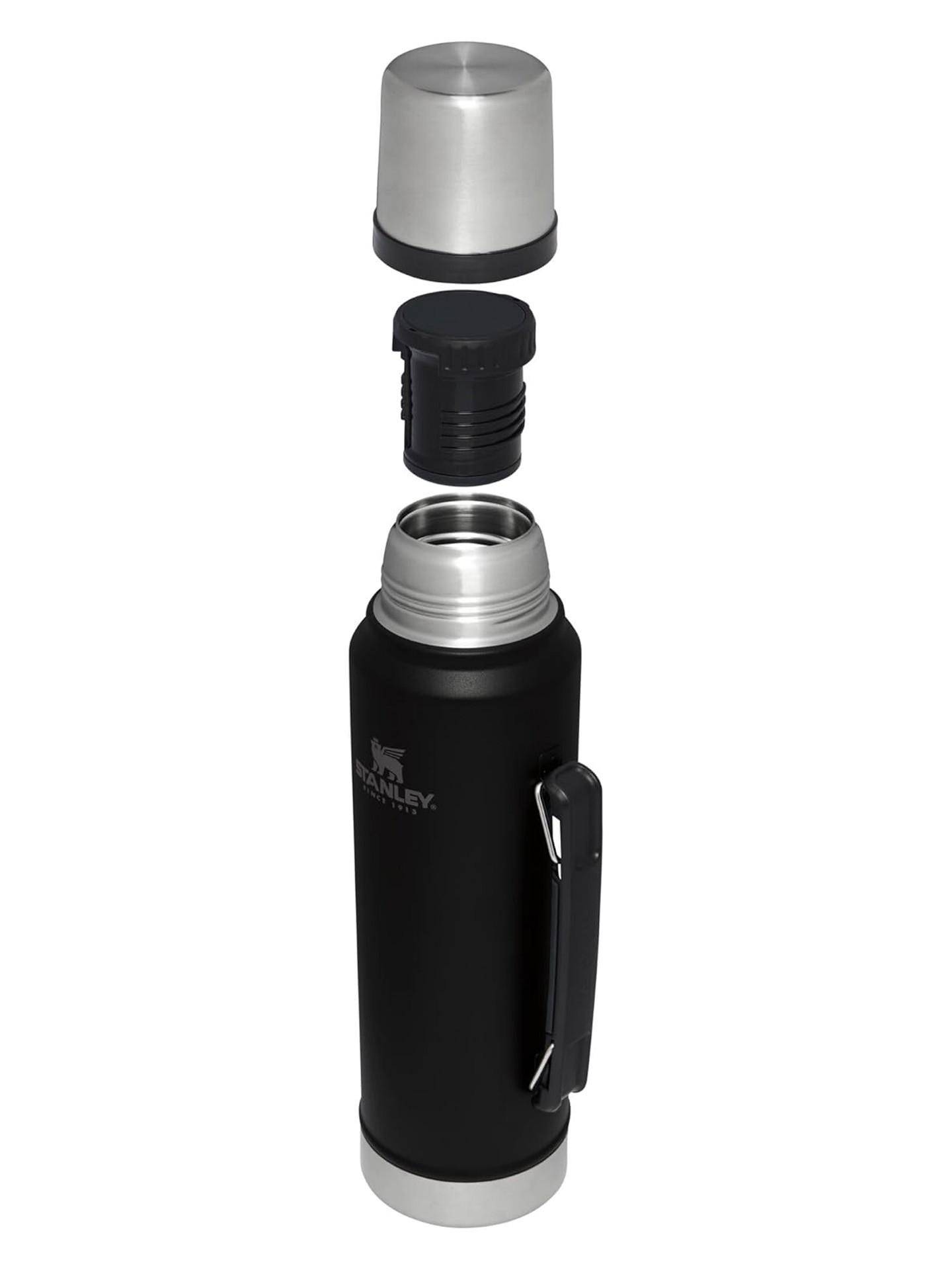 StaStanley Classic Legendary Bottle Siyah 1.0 L lt Çelik Termos