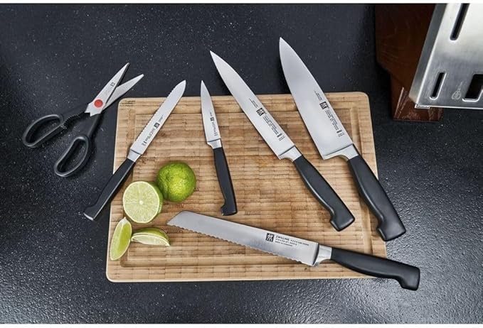 Zwilling Kendinden Bilemeli Bıçak Bloklu 7 Parça Bıçak Seti
